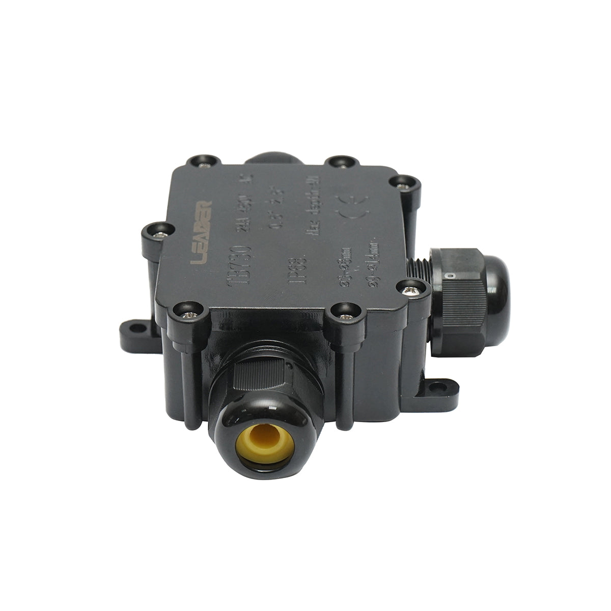 Sealed junction box with presets 24A 450V AC, 3 ways 3-14mm IP68 Leader