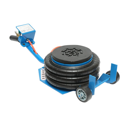 Professional pneumatic jack 3.5T with short handle, air cushion 150-400mm Breckner Germany
