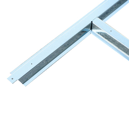 Metal frame foundation made of galvanized steel 0.6mm for garden shed 312x257x212cm