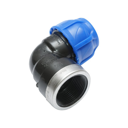 Compression fitting mother inner thread D32mmx1-1/4 PN 16 bar for PEHD irrigation systems