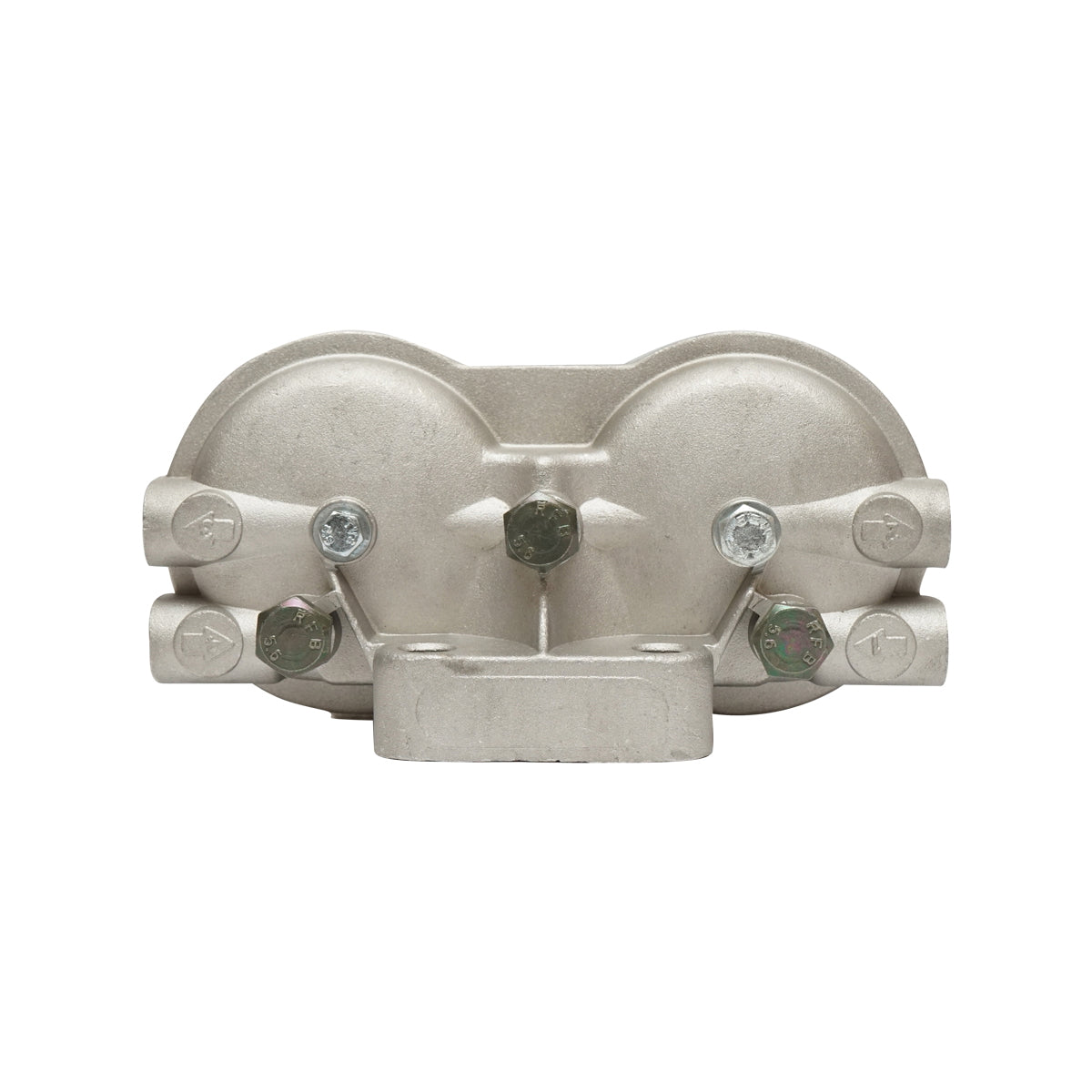 Double diesel filter battery 90 degrees with glass cap UTB U-650