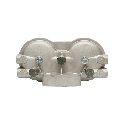 Double diesel filter battery 90 degrees with glass cap UTB U-650