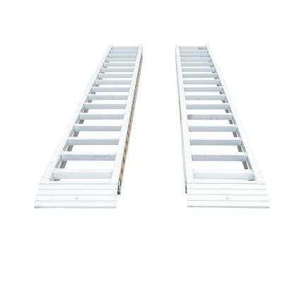 Aluminum ramp set 4.5 tons for loading/unloading 400x45x14.2cm