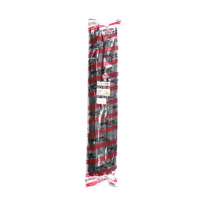 Facet, plastic collar 3.6x360mm, black, set of 100 pieces Breckner Germany