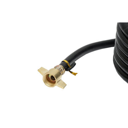 Air compressor hose L 20 m with connection heads for inflating tires