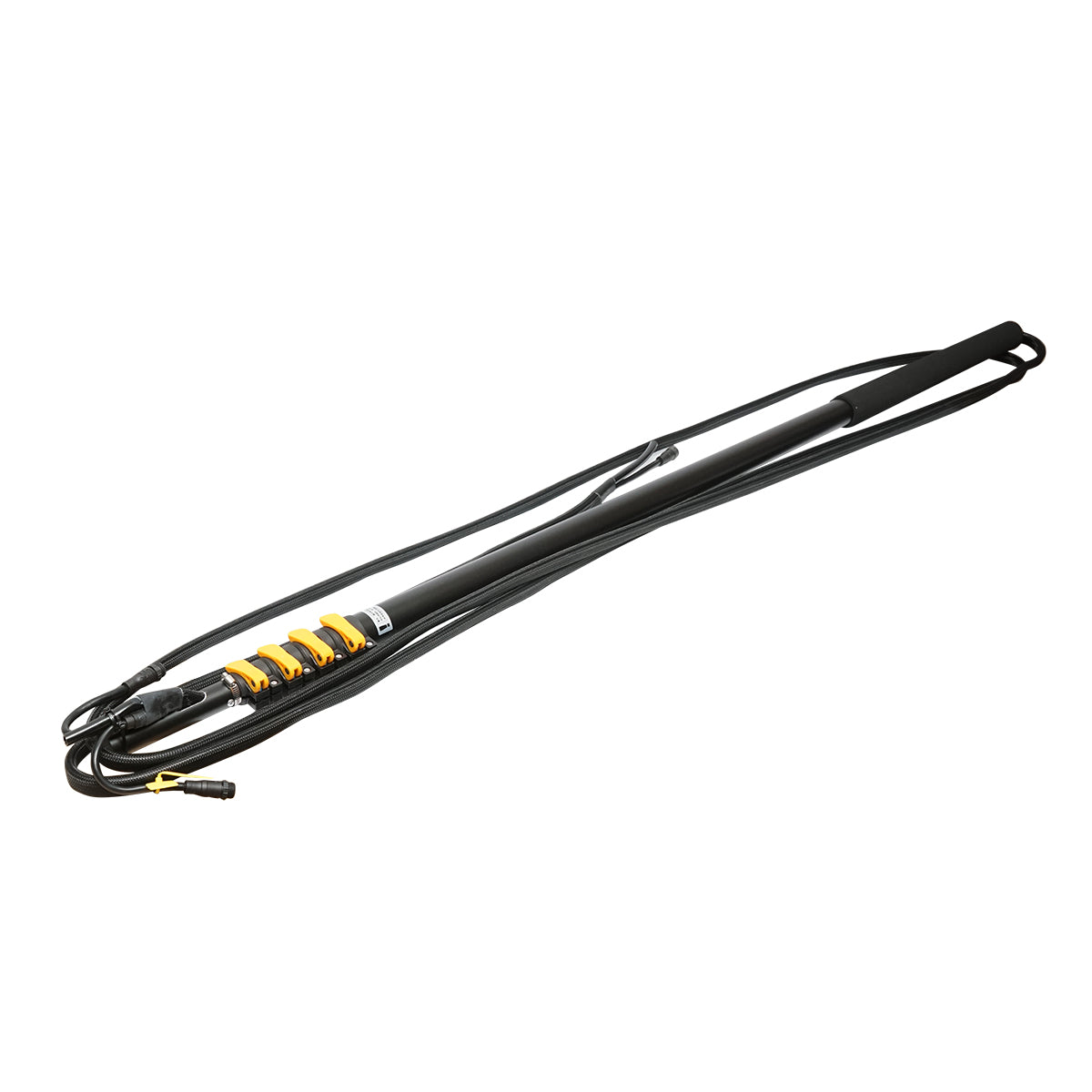 Solar panel cleaning system with 2 brushes, 24V/26Ah battery and arm up to 7.5 m