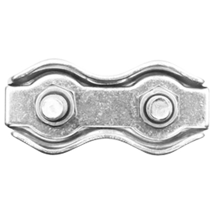 Galvanized electric wire connector with screws for electric fence