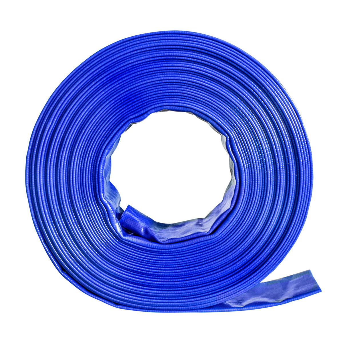 Flat, silicon-coated PVC irrigation hose 2 inches, length 20m, Breckner Germany