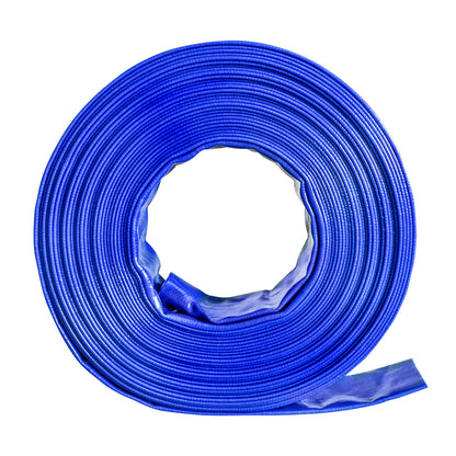 Flat, silicon-coated PVC irrigation hose 2 inches, length 20m, Breckner Germany