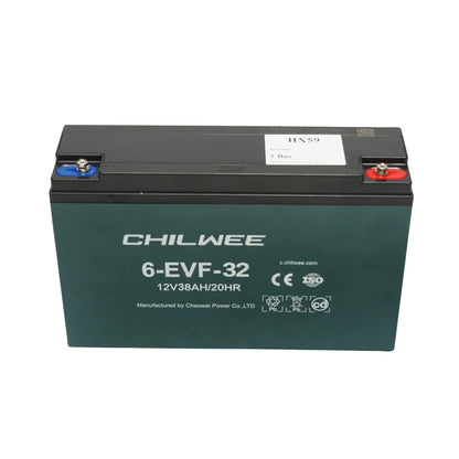 Gel VRLA battery for electric bike 6-EVF-32, 12V, 38Ah-20HR CHILWEE