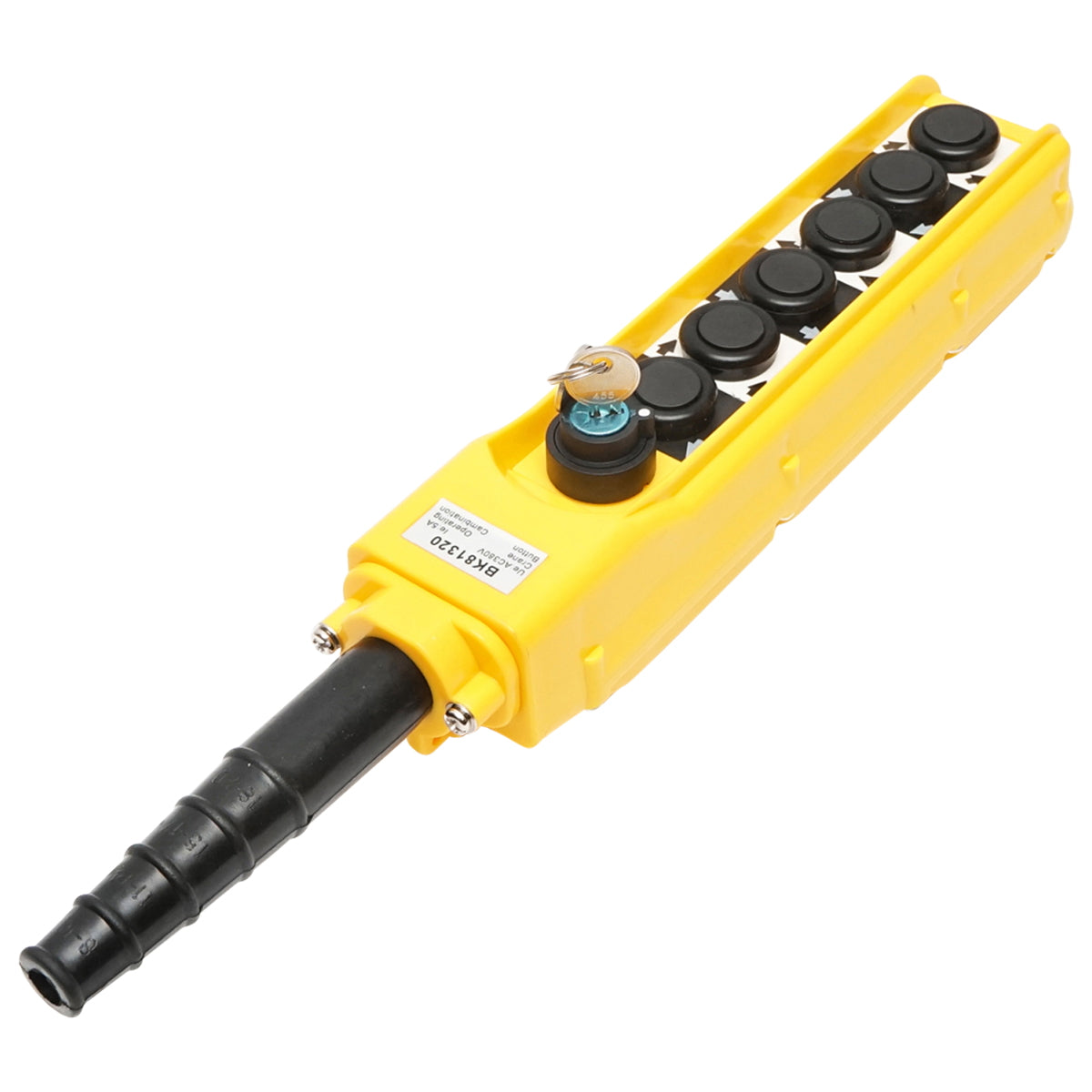 Industrial remote control with 6 commands and general contact with key 380V Breckner Germany