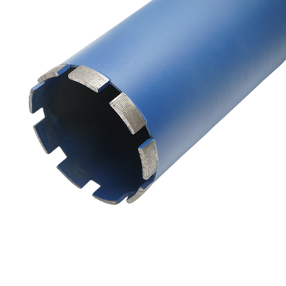 Diamond drill 102x450mm with 1-1/4 UNC internal thread, wet drilling for concrete, brick Breckner Germany
