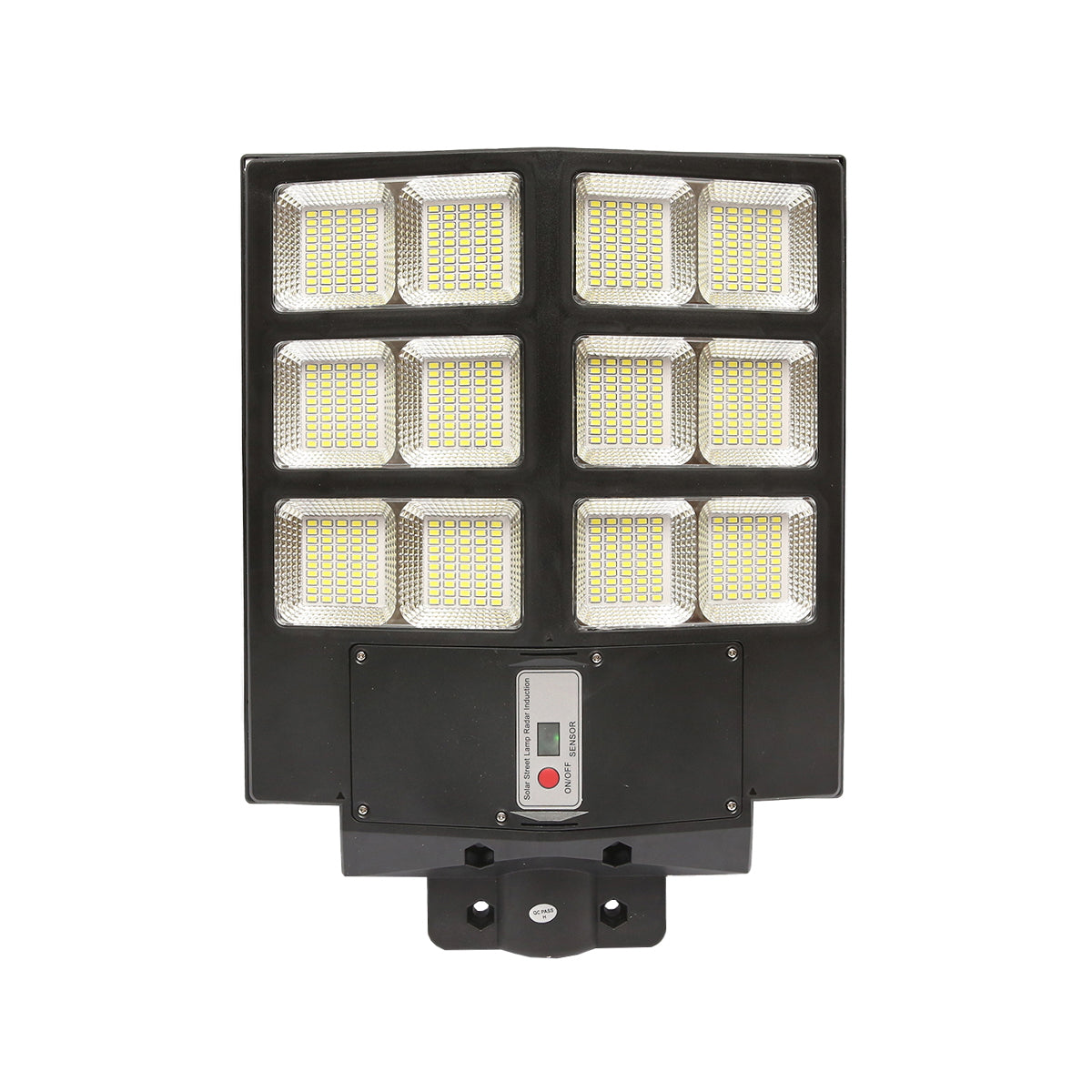 300W LED lamp with solar panel street lighting, 6500K, IP65 Breckner Germany
