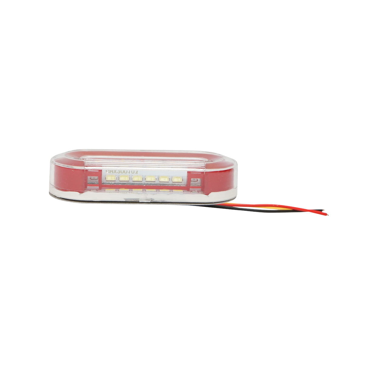 Red-white side marker lamp with 6 LEDs 24V Breckner Germany