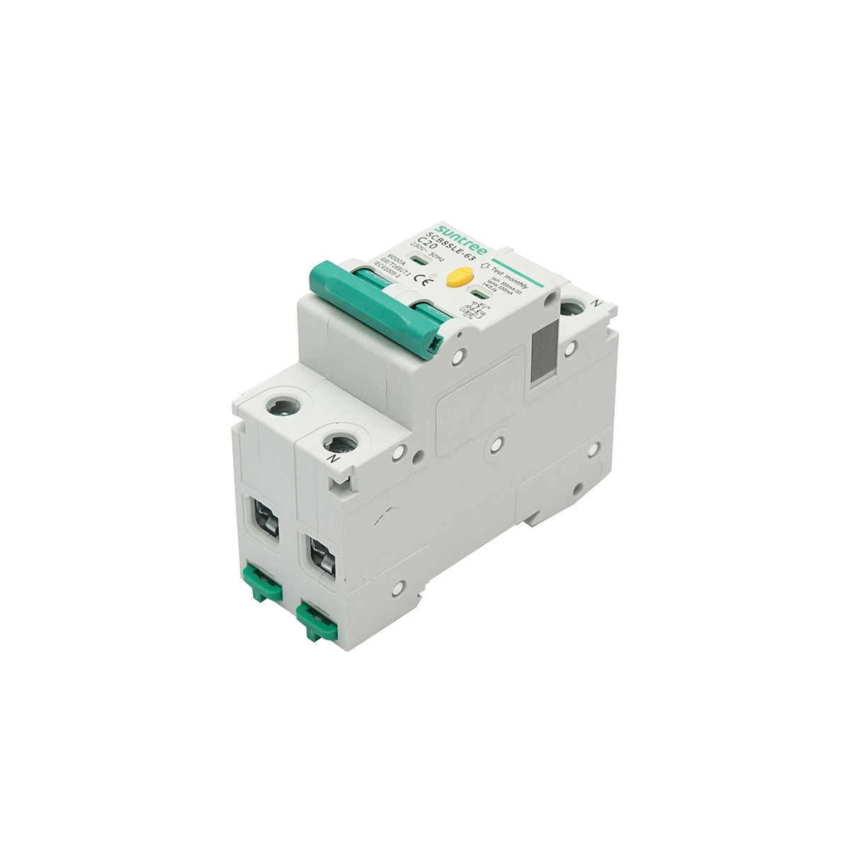 Automatic circuit breaker 1+N, 20A 400VAC Suntree