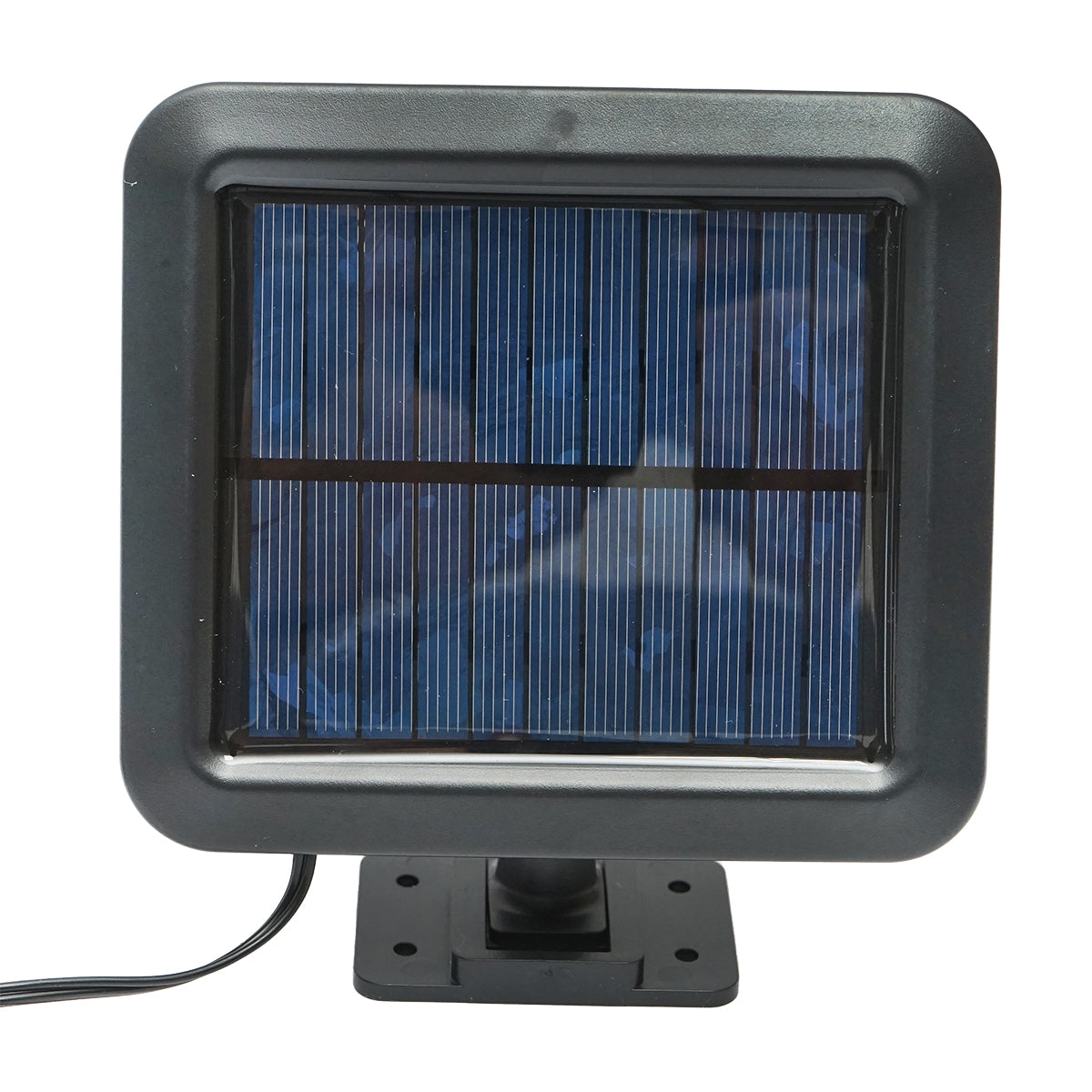 LED solar lamp 250lm with 1W/5.5V solar panel, 3.7V/1.5 Ah battery, remote control, 5m cable and motion sensor IP44 Breckner Germany