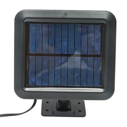 LED solar lamp 250lm with 1W/5.5V solar panel, 3.7V/1.5 Ah battery, remote control, 5m cable and motion sensor IP44 Breckner Germany