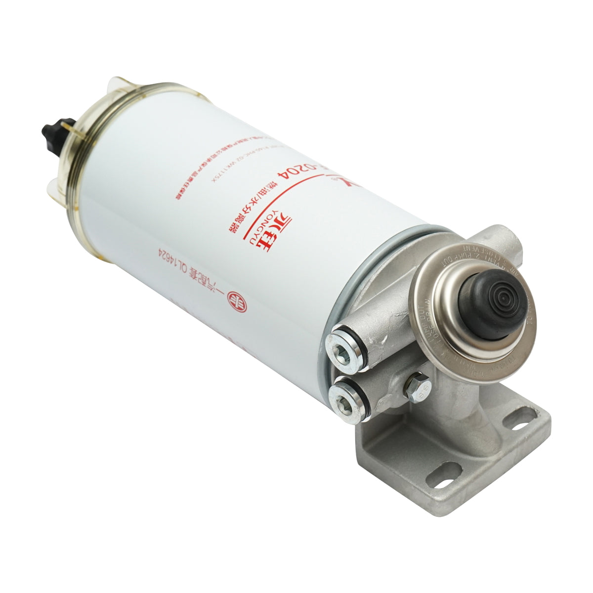 Diesel filter battery with water separator for Iveco, Caterpillar, Deutz, Fiat, Ford, MAN, Volvo, Mercedes-Benz, OEM codes 129-0372, 012924O4, 504166113, A0004771702, R120P