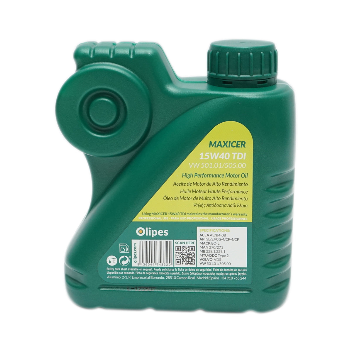 Olipes Maxicer TDI 15W40 1L Oil
