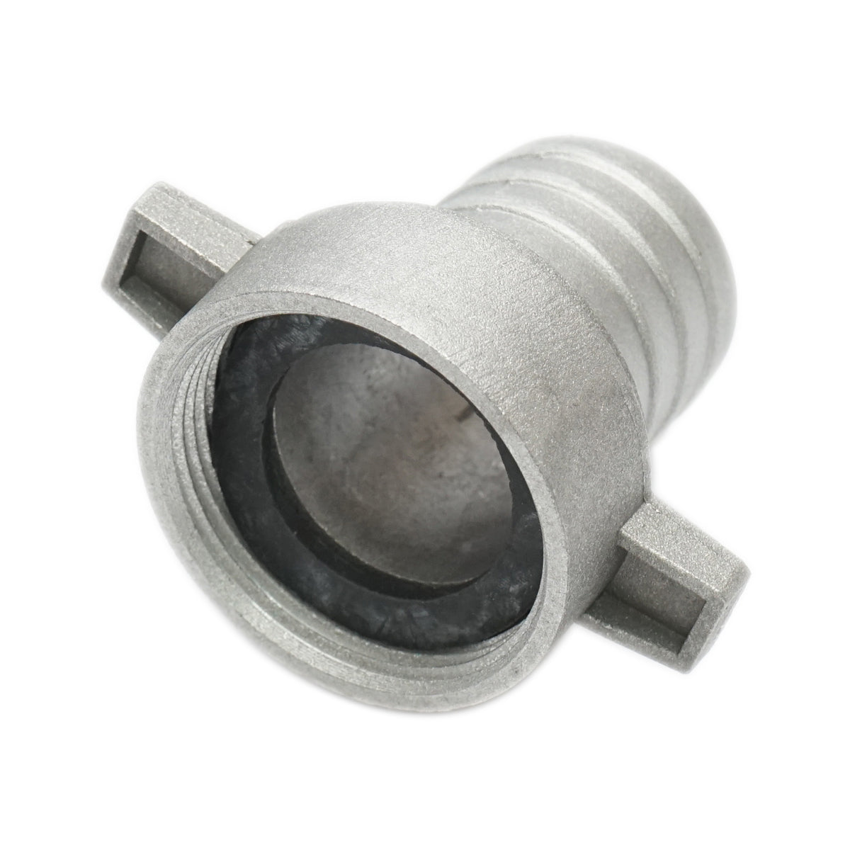 Coupling connector 1.5 toll with nut and aluminum gasket for water irrigation hose with internal thread