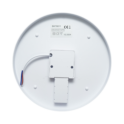 LED ceiling light 24W, 220V, adjustable light 3CCT 3000K/4000K/6500K, round body 180x40mm IP20