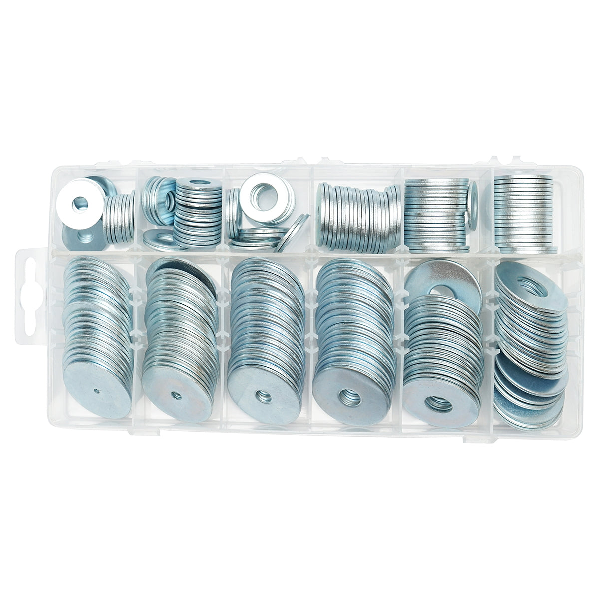 Flat washer set 240 pieces made of steel Breckner Germany