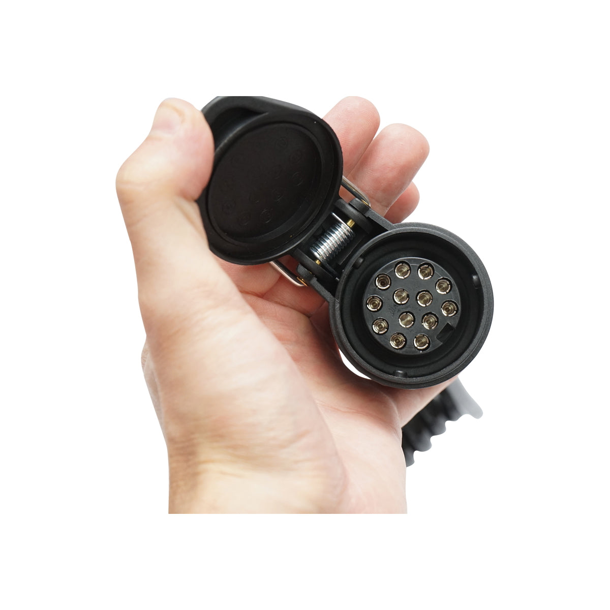 Cable, trailer adapter 2.2m with plug 13-13 pin male-female Breckner Germany