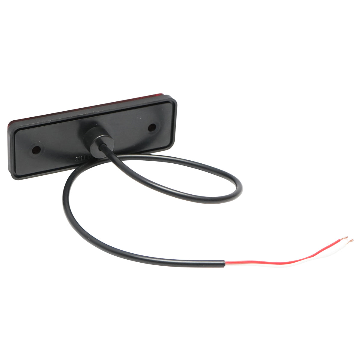 Red side marker lamp 24V with LED