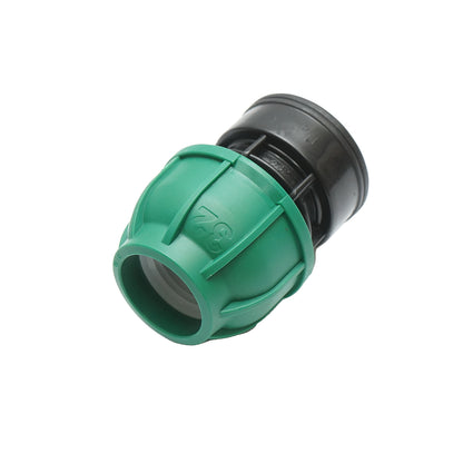 Compression connector with internal thread D32mmx1-1/4 inch, PN10 bar for irrigation systems