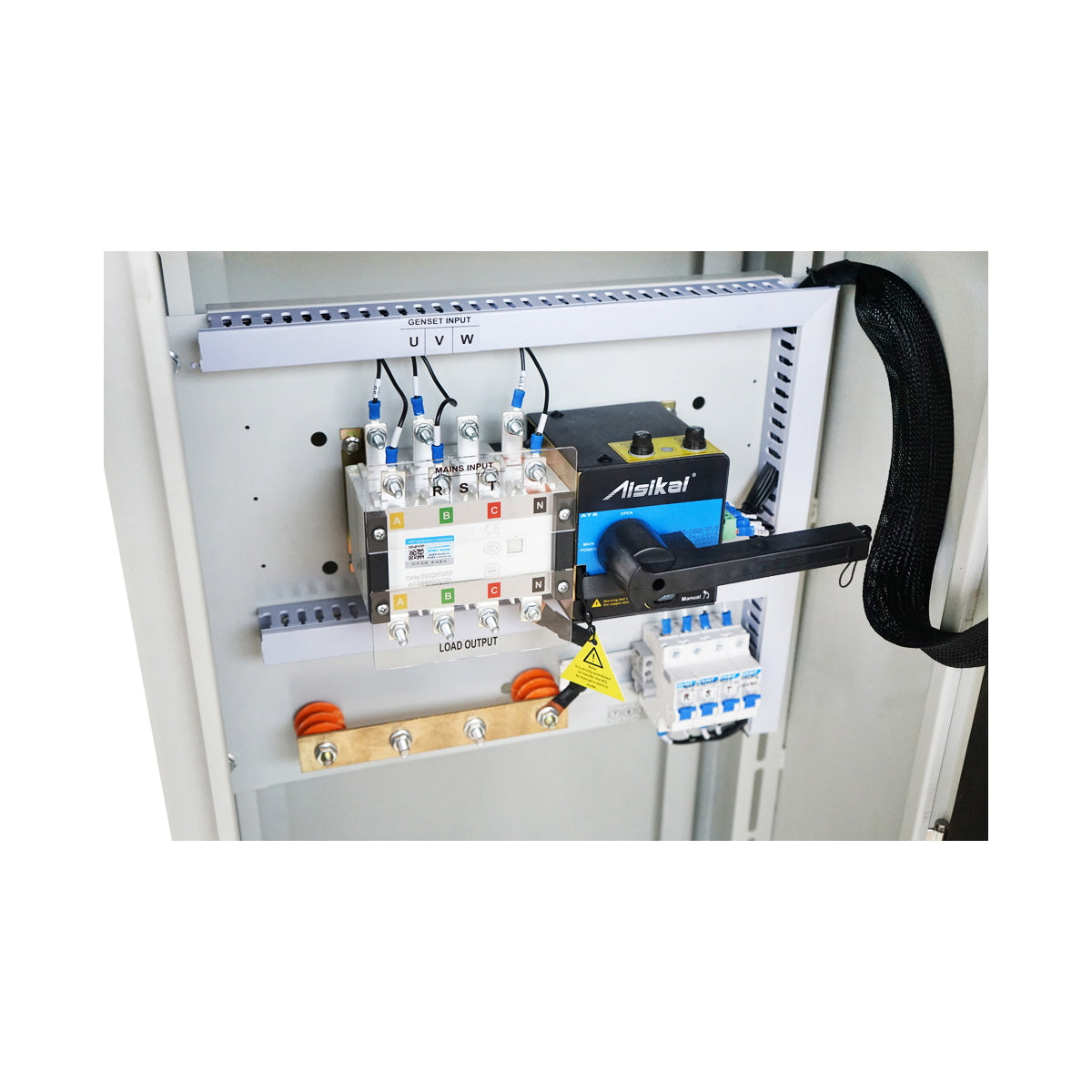 ATS 100A system for 75KVA three-phase electric generator