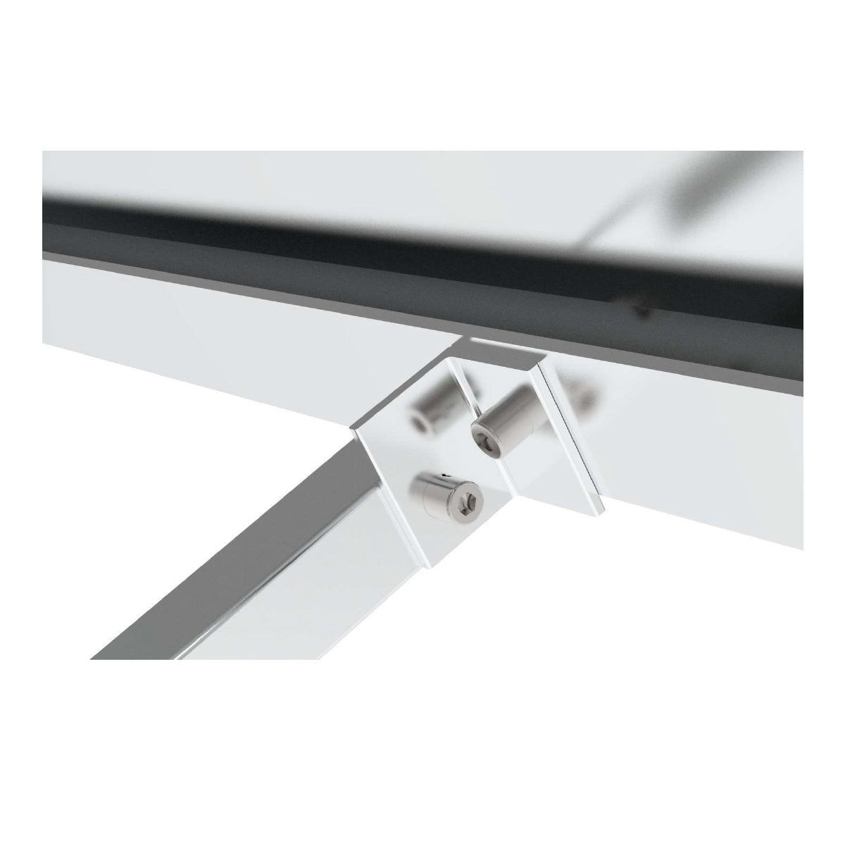 Mounting system for solar photovoltaic panel structure with balcony attachment