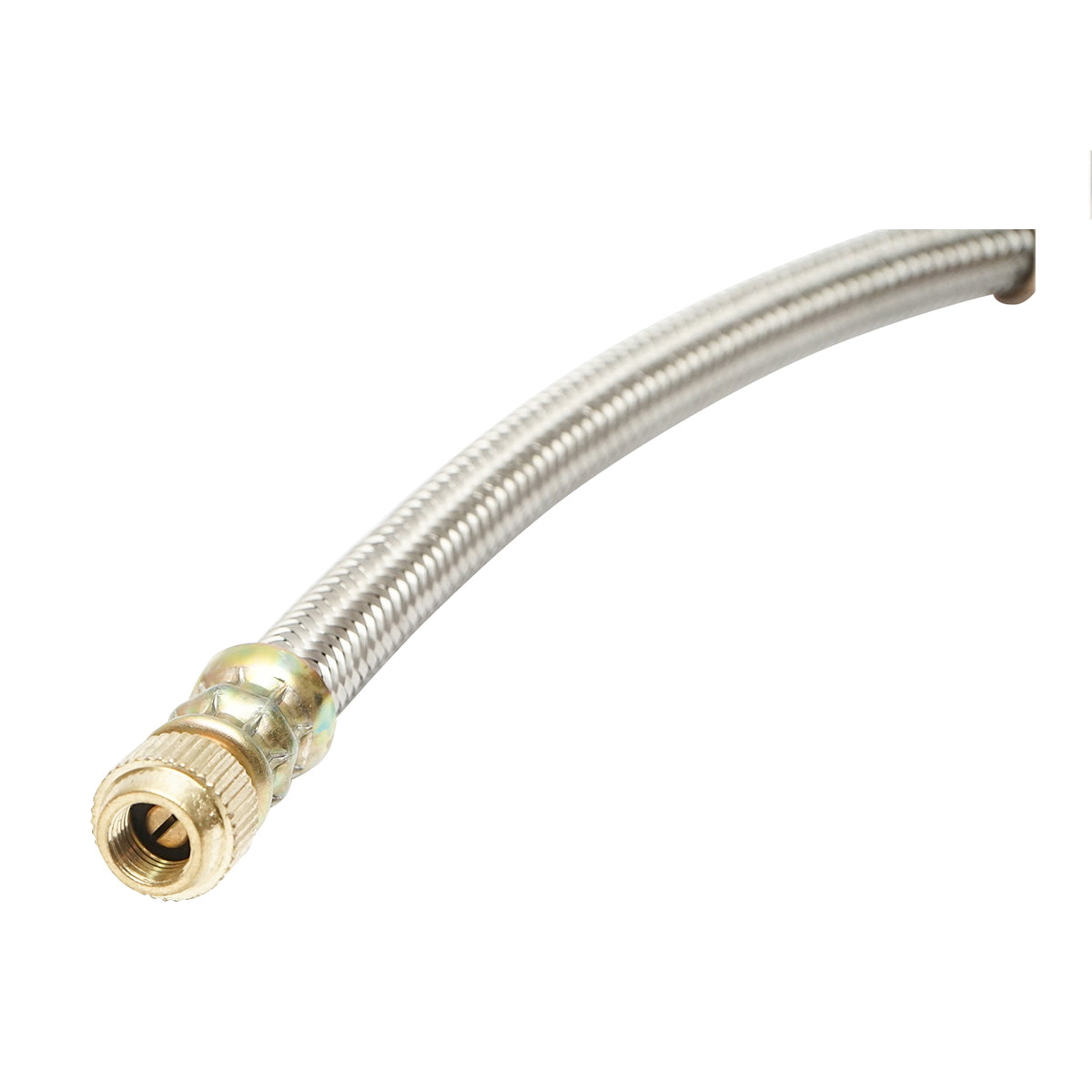 Wheel valve extension with metal protection and clip with screw 150/180 mm