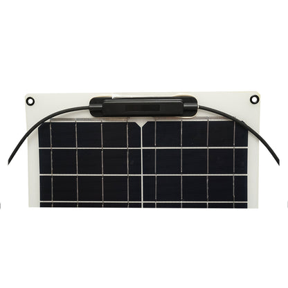 50W monocrystalline photovoltaic solar panel, flexible, with cable and MC4 connectors Breckner Germany