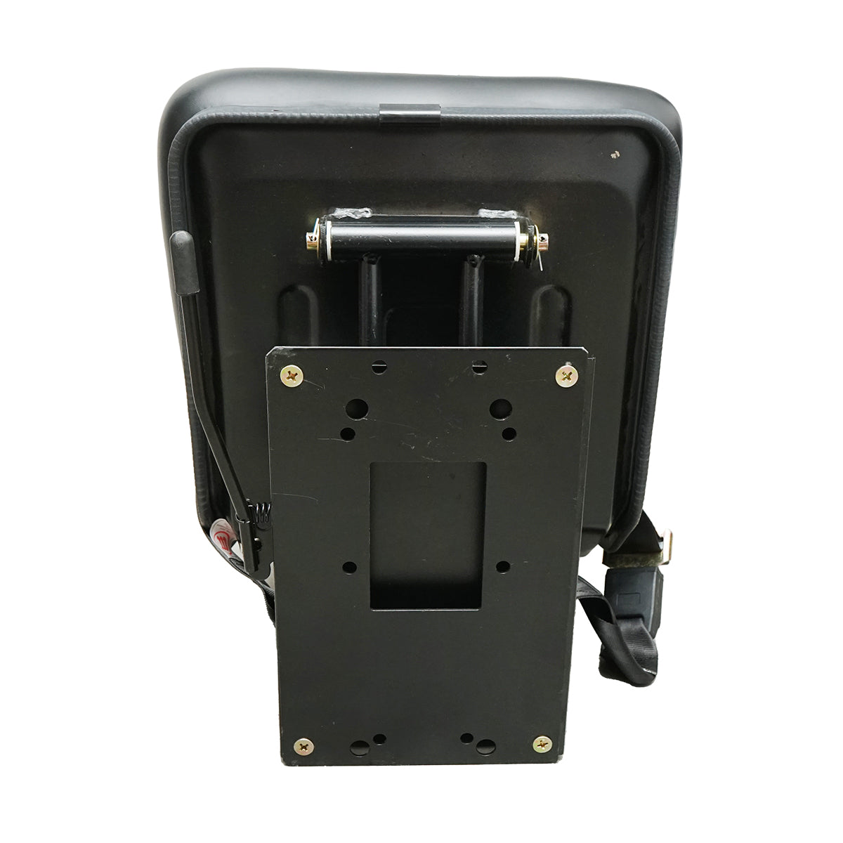 Universal seat with belt for agricultural or industrial machines, forklift