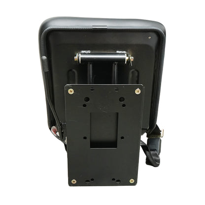 Universal seat with belt for agricultural or industrial machines, forklift
