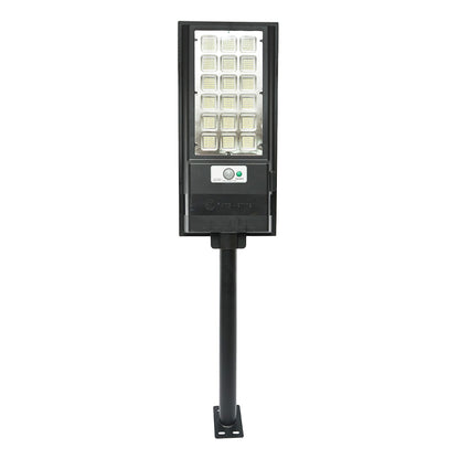150W LED solar street light, 6500K, IP65 with 15W solar panel, LifePo4 battery 18Ah, motion sensor, and mount on pole Breckner Germany