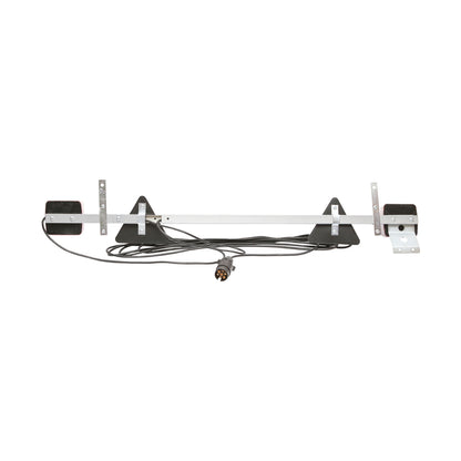 Adjustable trailer bar 1000-1600mm 2x LED lamp, 2x reflective triangle, 6m cable and 7-pin socket 12/24V