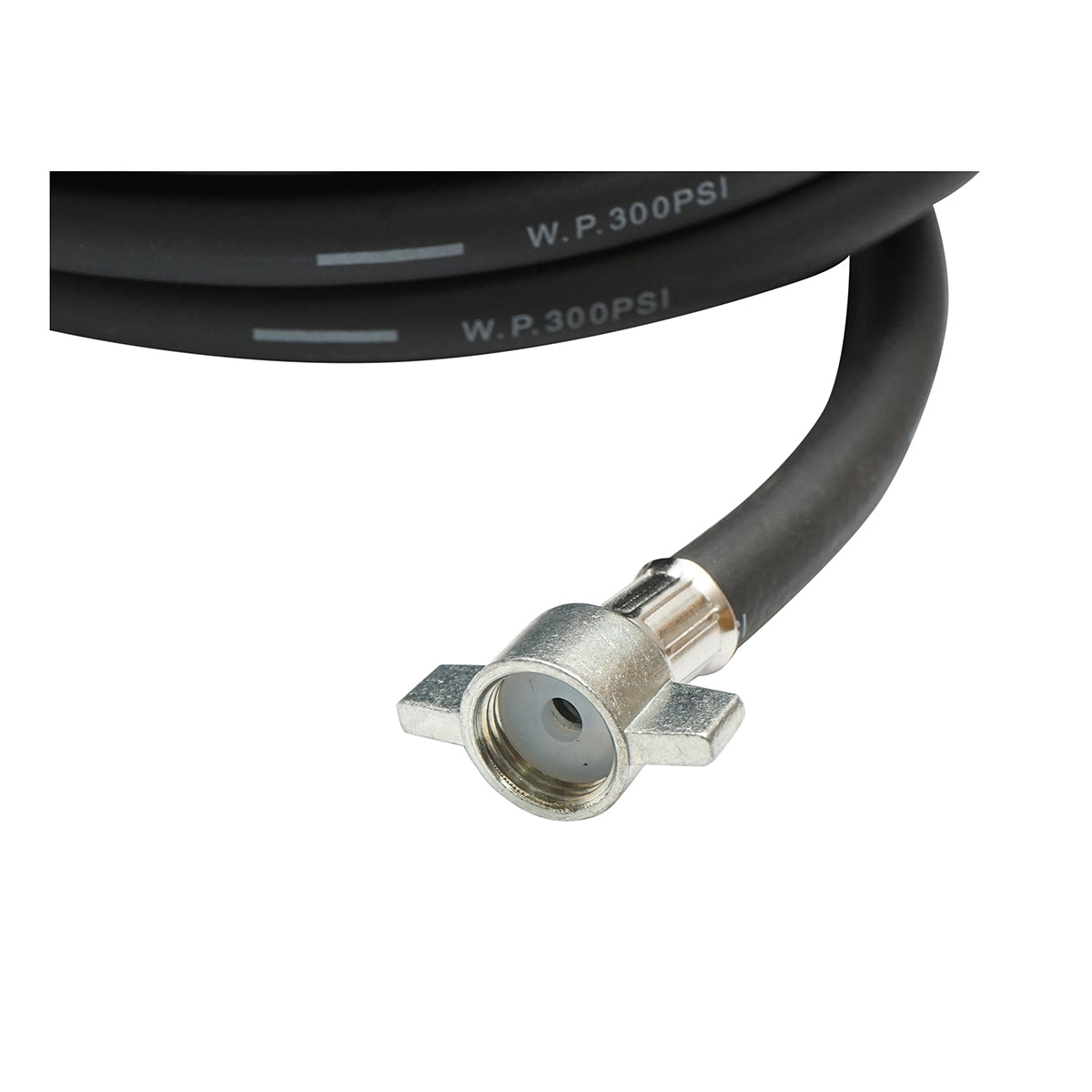 Air compressor hose L=15 m with connection heads for inflating tires