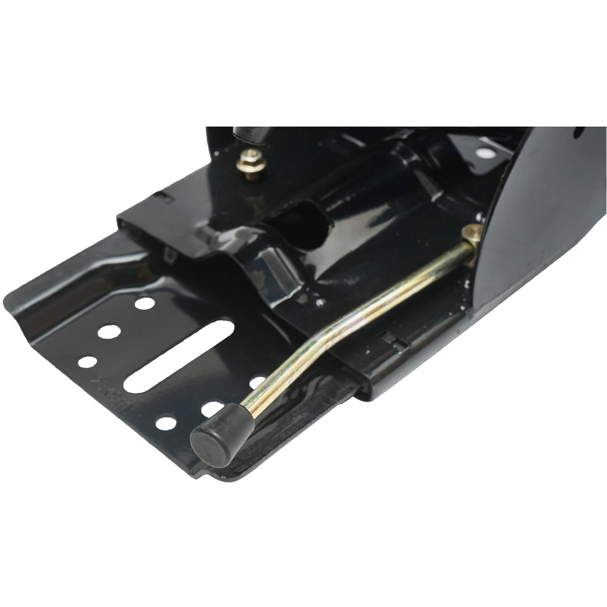 Blue tractor seat with triple adjustment and damper for UTB U-445 and U-650