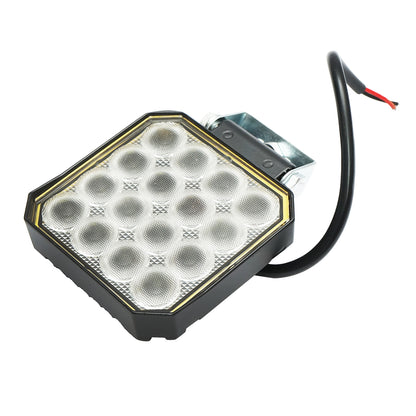 Projector 16 LEDs 10-30V 25W 101x101x32mm with mounting accessories Breckner Germany