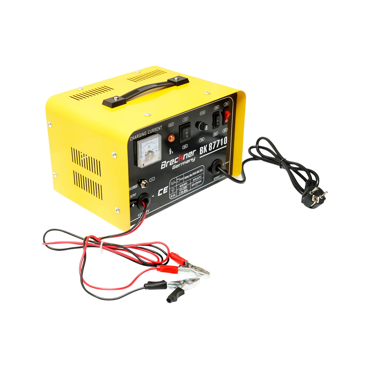 Car battery charger booster 12-24V 20A 220V Breckner Germany