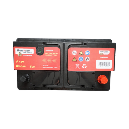 Battery, car battery 90Ah, 800A, 12V BRECKNER PREMIUM