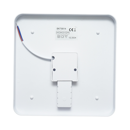 LED ceiling light 24W, 220V, adjustable light 3CCT 3000K/4000K/6500K, square body 180x180x40mm IP20