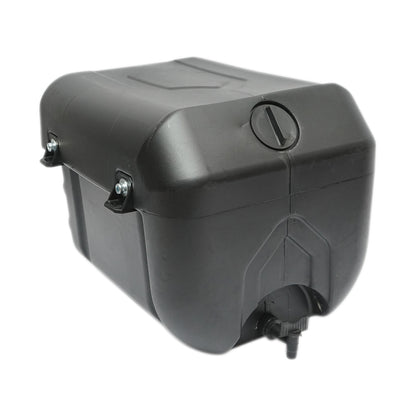 30L plastic water tank, black 332x420x331 mm