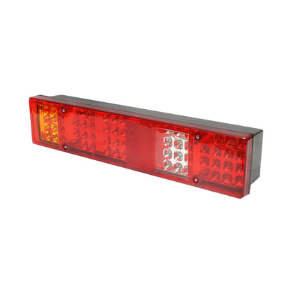 LED rear stop lamp 24V with connector and 5 functions, 404x95x80mm Breckner Germany
