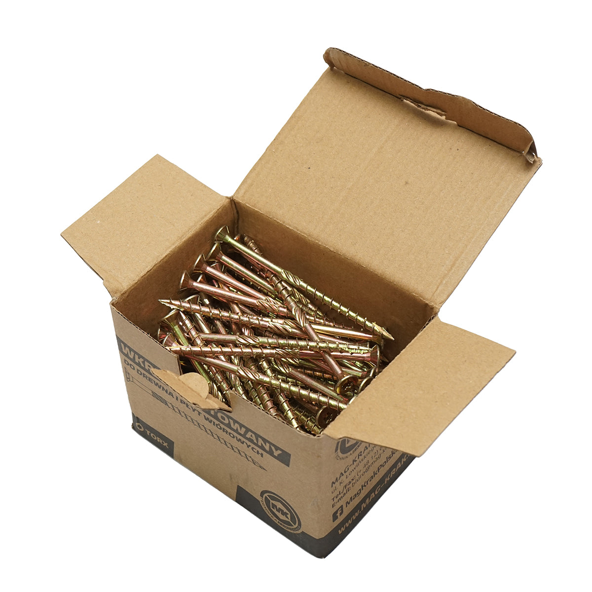 Self-tapping wood screw with a sunk head 6x100mm type torx TX30, 100 pcs/box