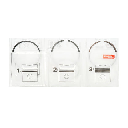 FIAT motor segments, U-445 R1 fi 95.4 2x5+2x5+5x5mm for 1 piston, Breckner Germany