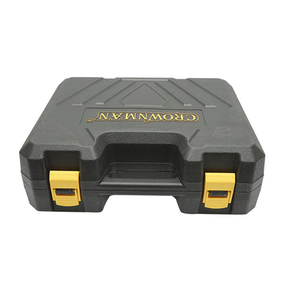 Cordless angle grinder with lithium battery 21V/4Ah, brushless motor, 3 speed settings, disc diameter 115mm Crownman