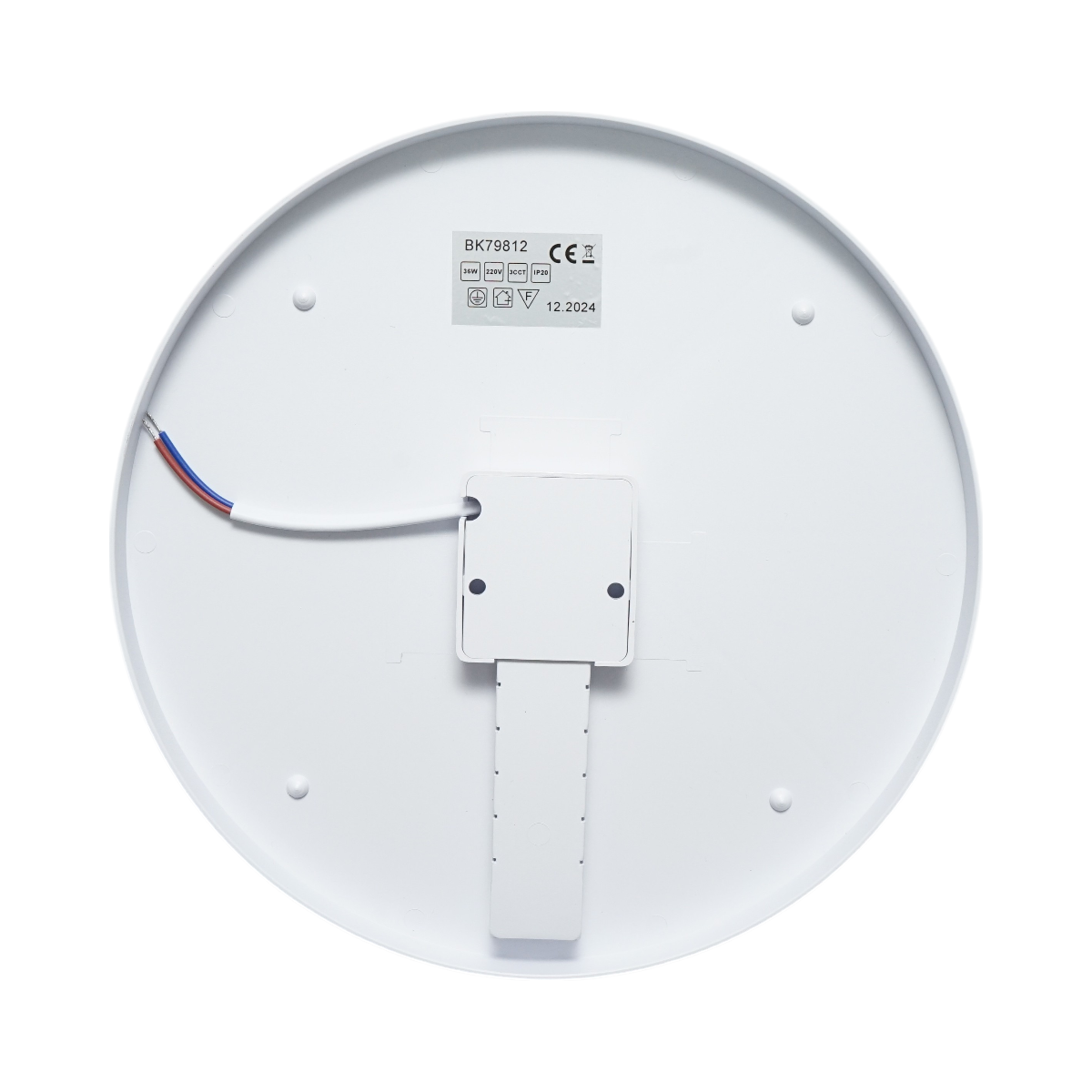 LED ceiling light 36W, 220V, adjustable light 3CCT 3000K/4000K/6500K, round body 230x40mm IP20