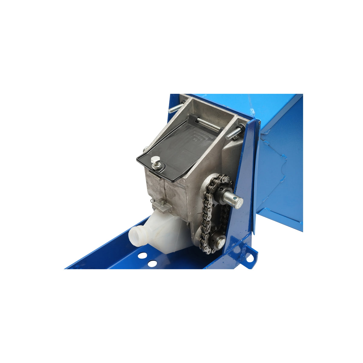 FS fertilization box assembly with hopper and SPC mounting support